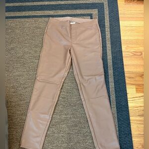 J. Jill Faux Leather Pants in Tan
